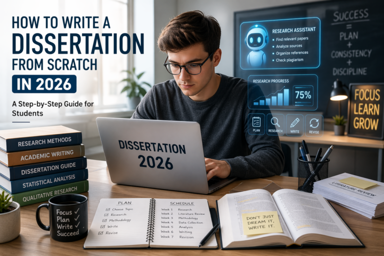 How to Write a Dissertation from Scratch in 2026