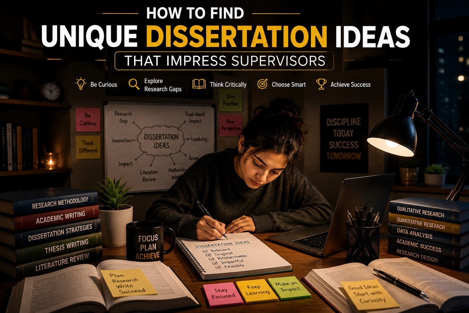 How to Find Unique Dissertation Ideas That Impress Supervisors
