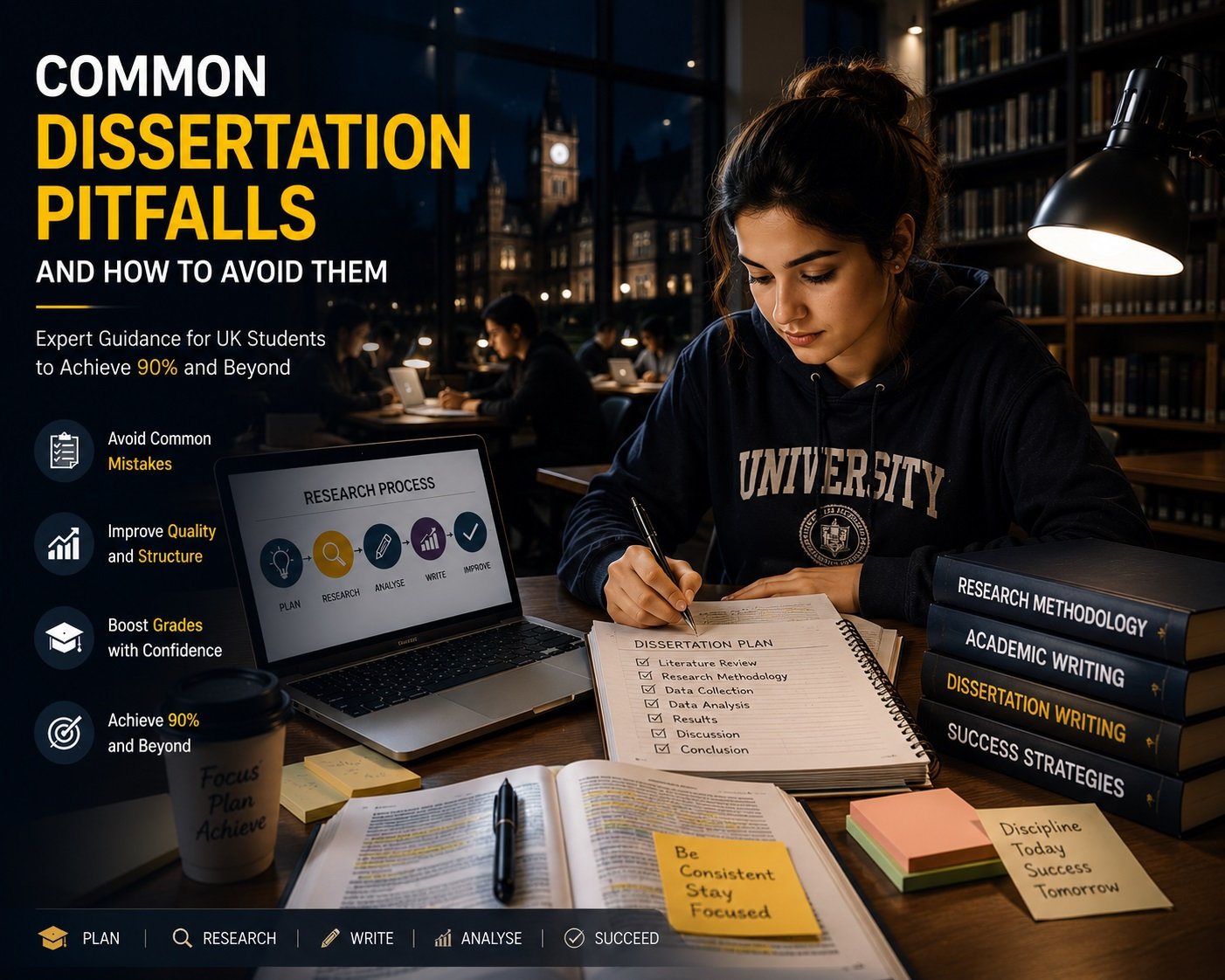 Common Dissertation Pitfalls and How to Avoid Them: A Practical Guide for UK Students