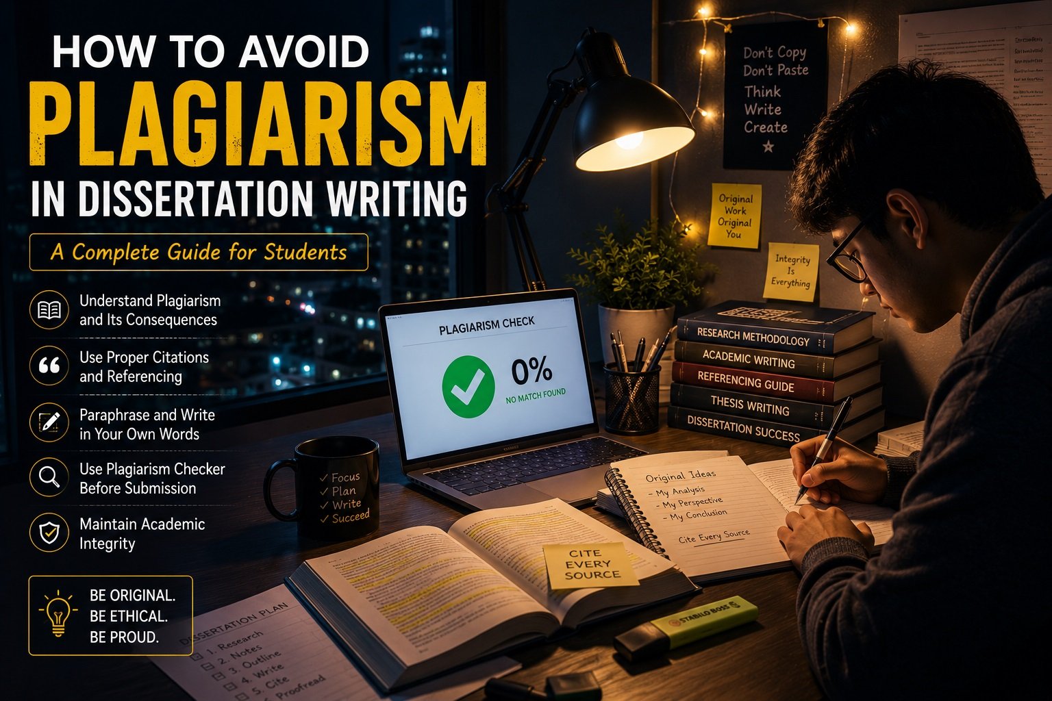 How to Avoid Plagiarism in Dissertation Writing