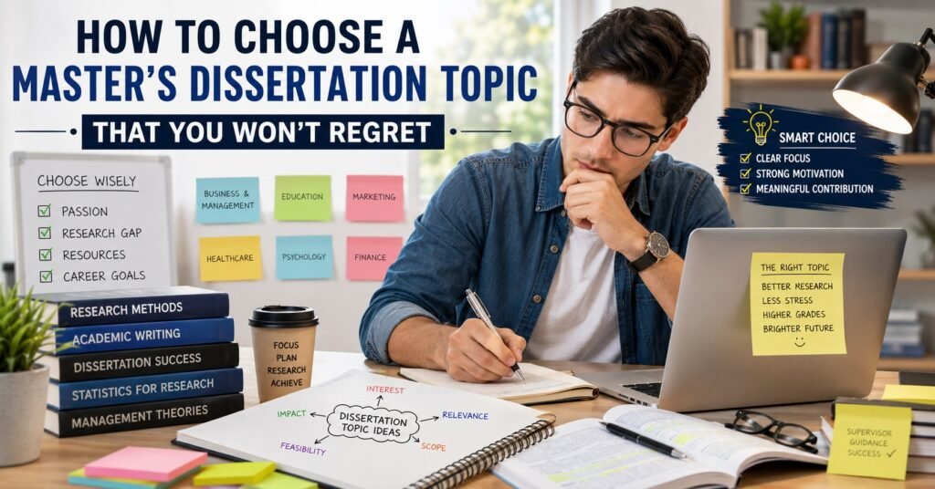 How to Choose a Master’s Dissertation Topic That You Won’t Regret