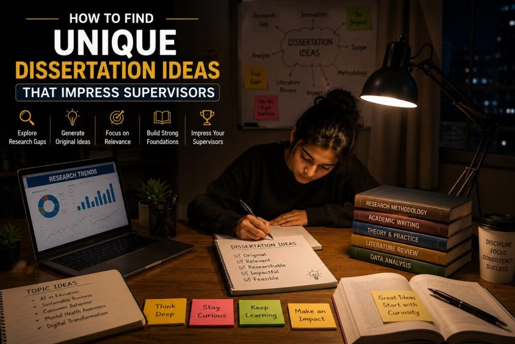 How to Find Unique Dissertation Ideas That Impress