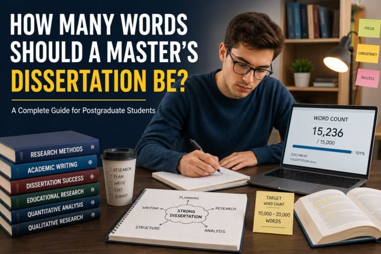 How Many Words Should a Master’s Dissertation Be?