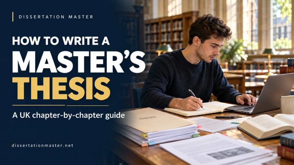 How to Write a Master’s Thesis: A UK Chapter-by-Chapter Guide