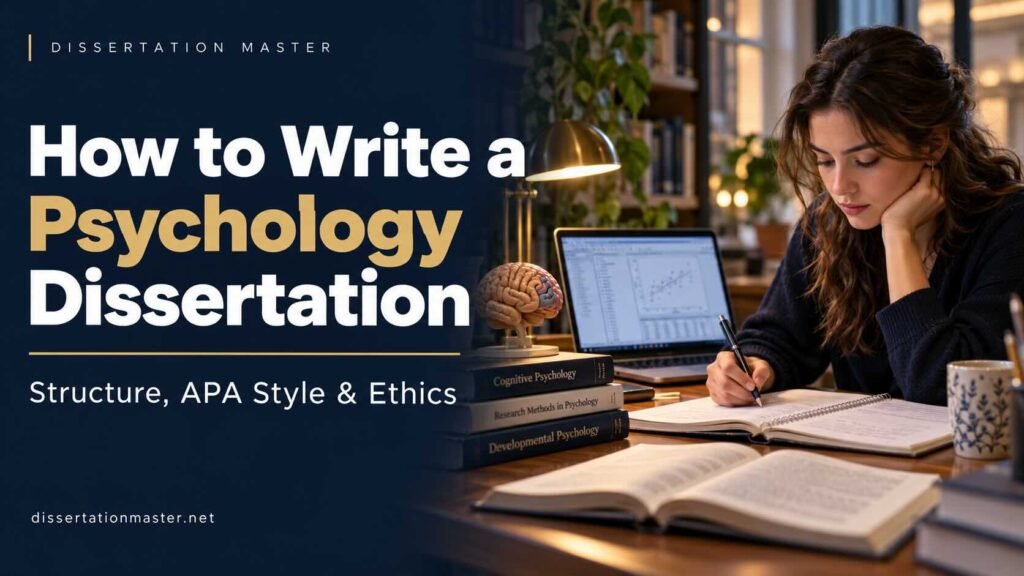How to Write a Psychology Dissertation: Structure, APA Style and Ethics